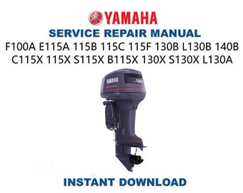 ヤマハ 100-140HP サービスマニュアル | F100A F115A F130A | 1999