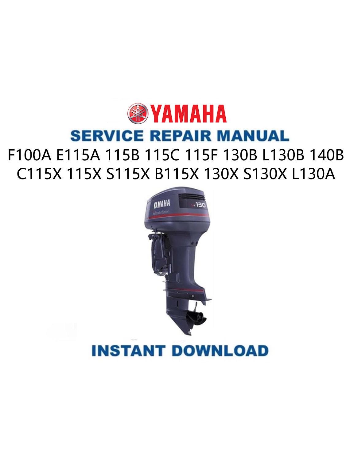 ヤマハ 100-140HP サービスマニュアル | F100A F115A F130A | 1999