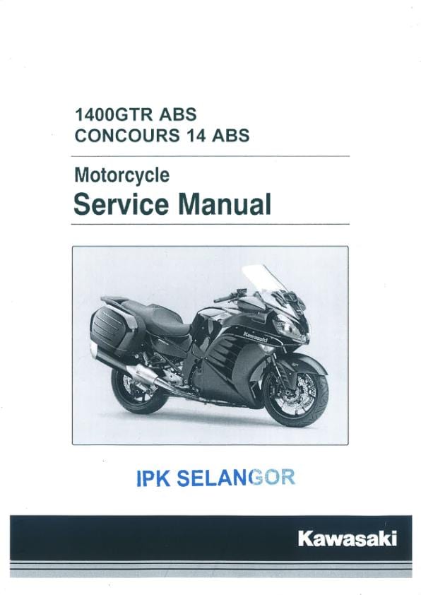 1400GTR コンコース14 サービスマニュアル Kawasaki 1400 GTR Concours 14 ABS Service Manual | 2014-2016