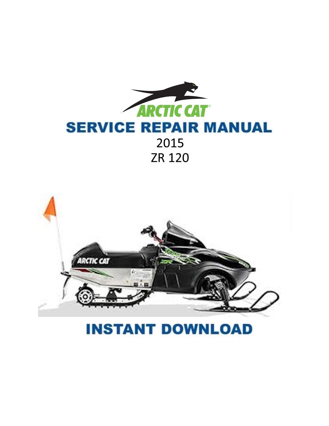 2015-2018 Arctic ZR120 Kitty Cat Service Manual | Snowmobile