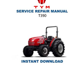 TYM T 390 400 430 450 HST Tractor Service Manual | Landtrac Repair Guide | Instant Digital Download | PDF