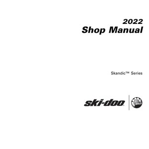 2022 Skidoo Skandic 600 900 Servicemanual | Snöskoterreparationsguide | Direkt digital nedladdning | PDF bild 2
