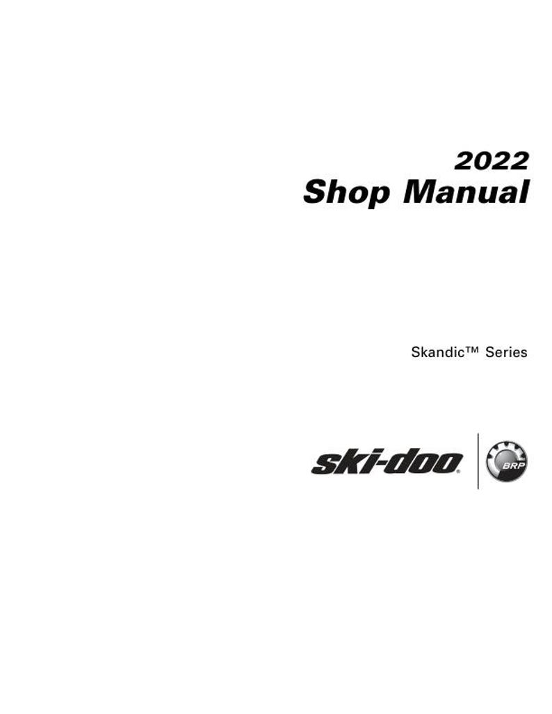 2022 Skidoo Skandic 600 900 Servicemanual | Snöskoterreparationsguide | Direkt digital nedladdning | PDF bild 2