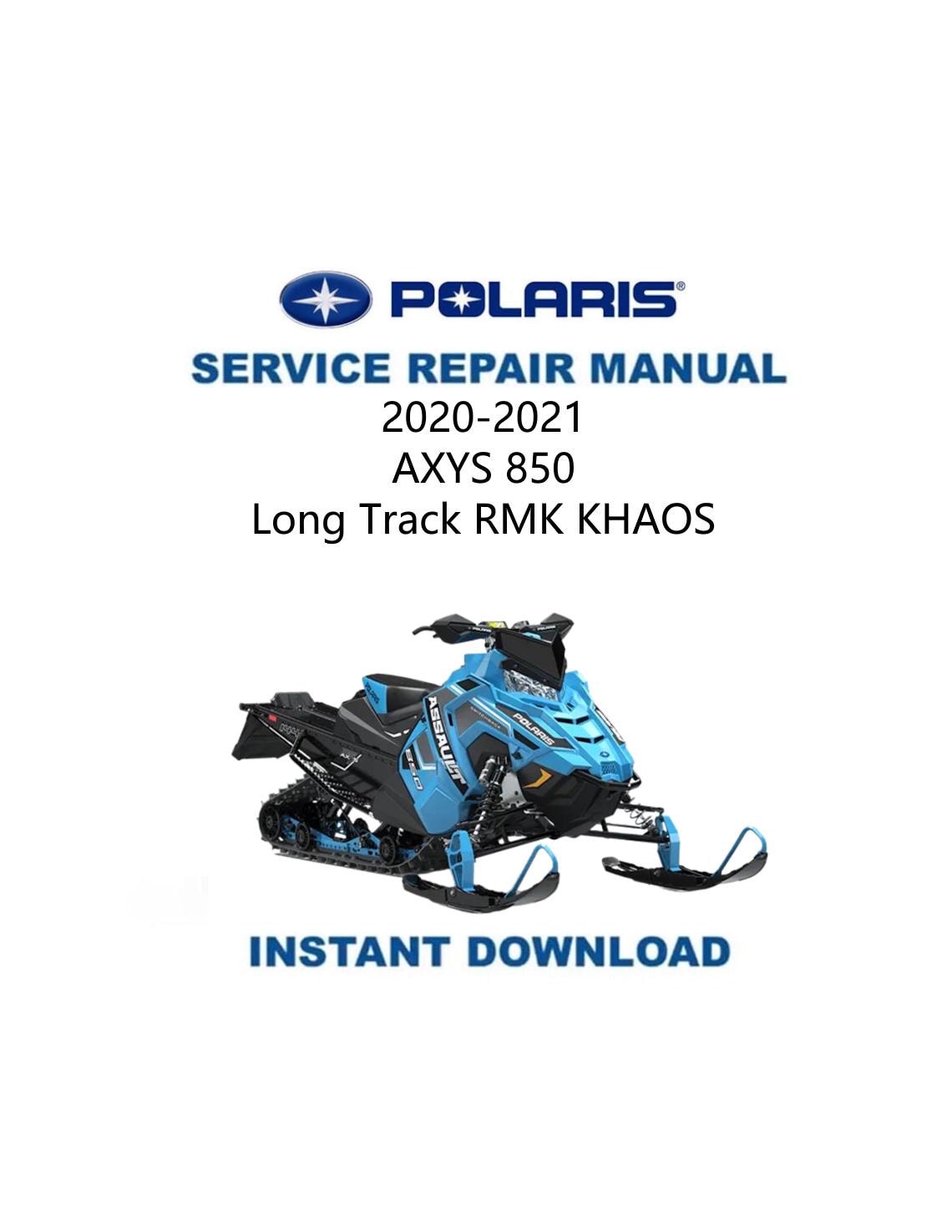 Polaris AXYS 850 Service Manual | 2020-2023 | Snowmobile Repair