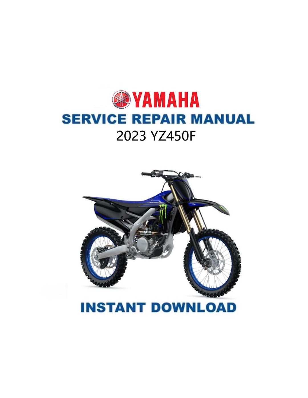 Yamaha YZ450FP Service Manual | 2023-2025 Motorcycle Repair Guide