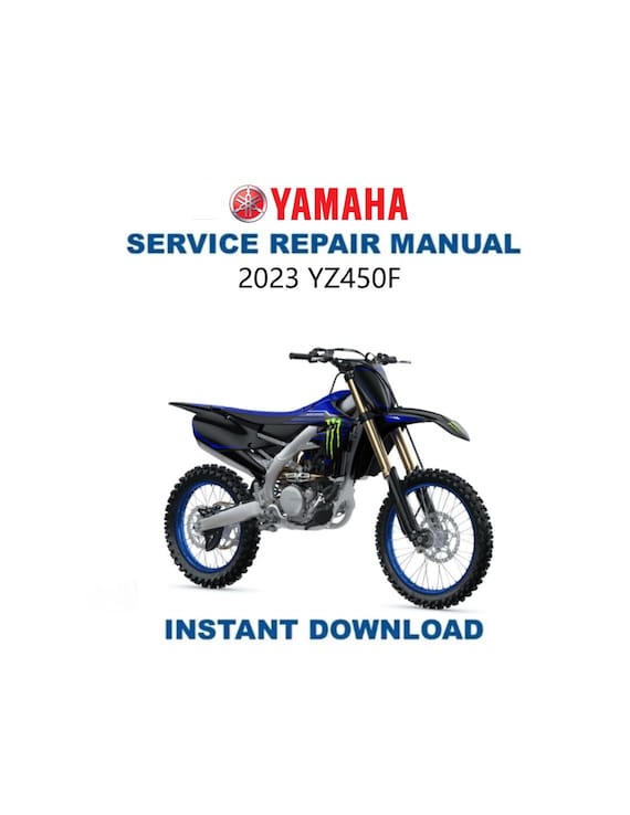 Yamaha YZ450FP Service Manual | 2023-2025 Motorcycle Repair Guide