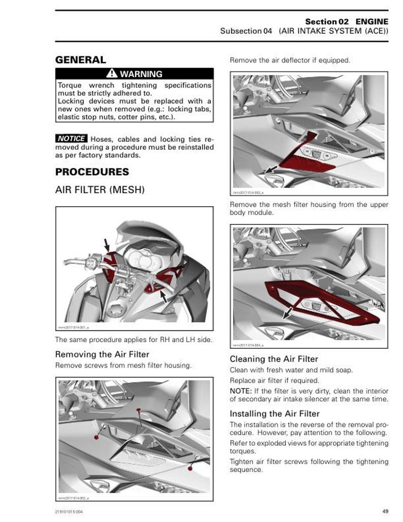 2022 Skidoo Expedition 600 850 900 Servicehandbok | Plus motormanualer | Direkt digital nedladdning | PDF bild 7