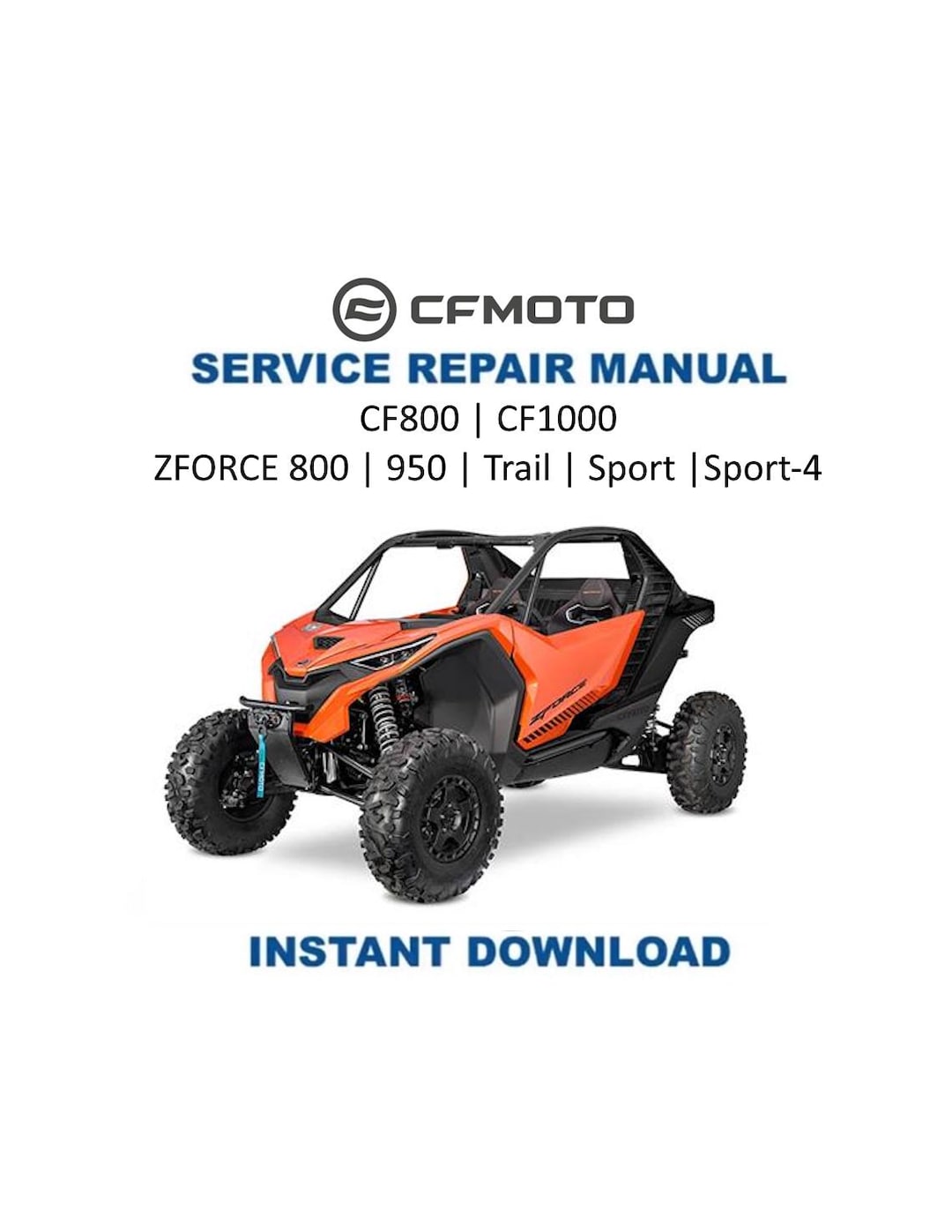 CFMOTO ZFORCE 800 950 Service Manual | 2025 Touring Trail Sport-4