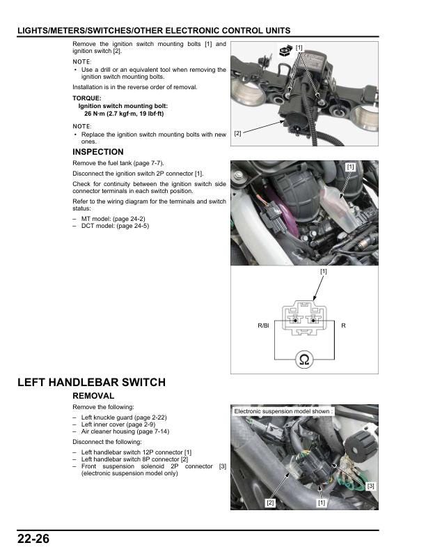 Honda Africa Twin CRF1100 Service Manual | 2020–2024 Motorcycle
