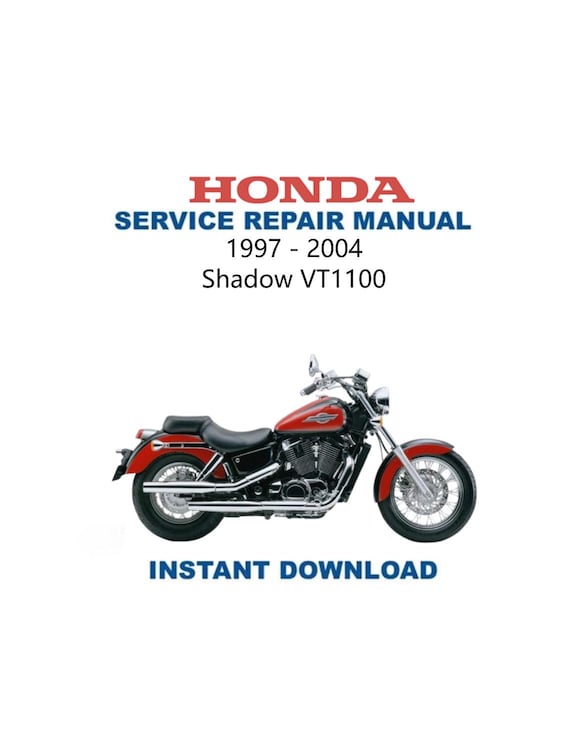 Honda Shadow VT1100 Service Manual | 1997-2004 | Motorcycle Repair