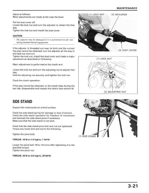Honda XR 400 R Service Manual | 1996-2004 Motorcycle Repair Guide