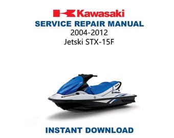 Kawasaki Jetski STX-15F Service Manual | 2004-2012 Jet Ski Repair