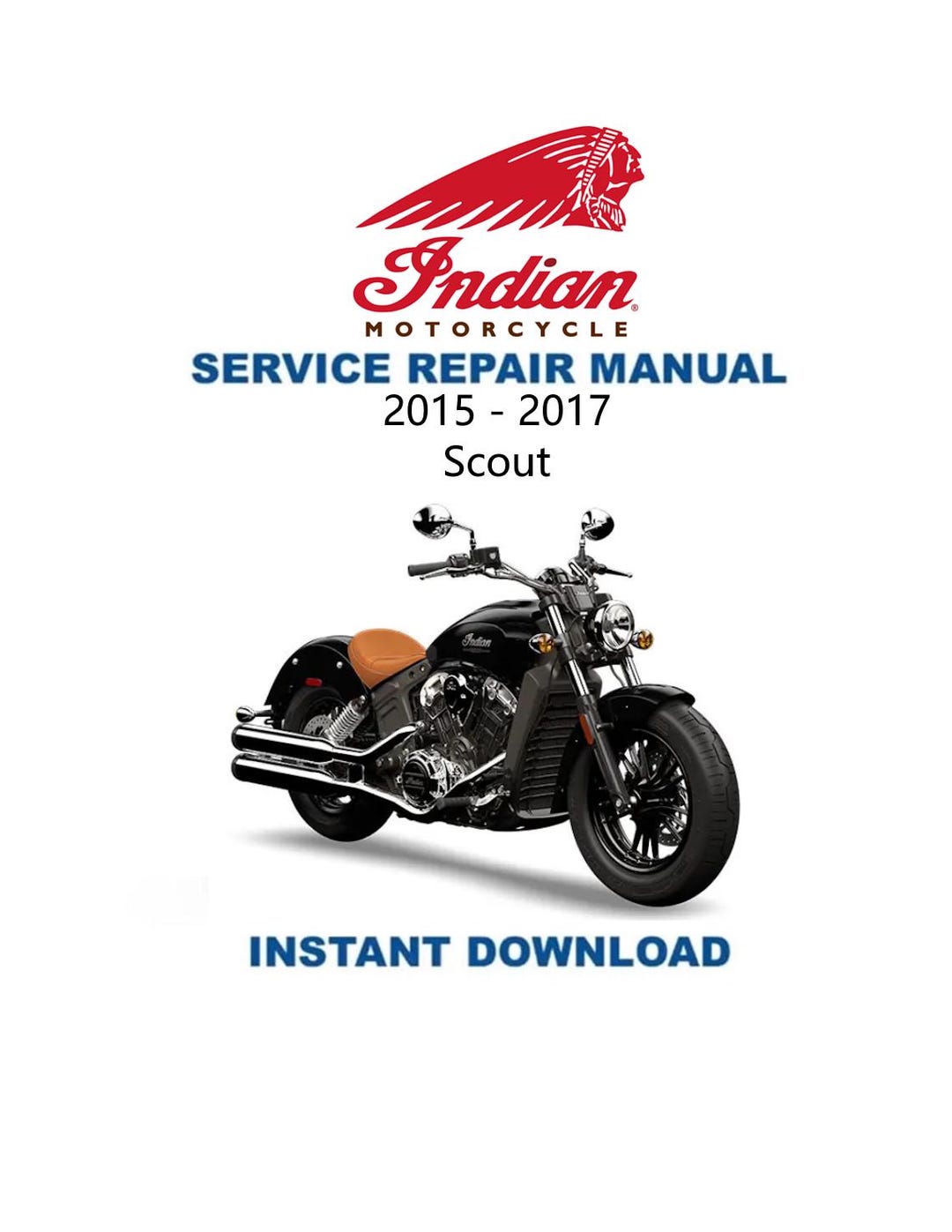 Indian Scout Service Manual | Scout Sixty | 2015-2024 Motorcycle