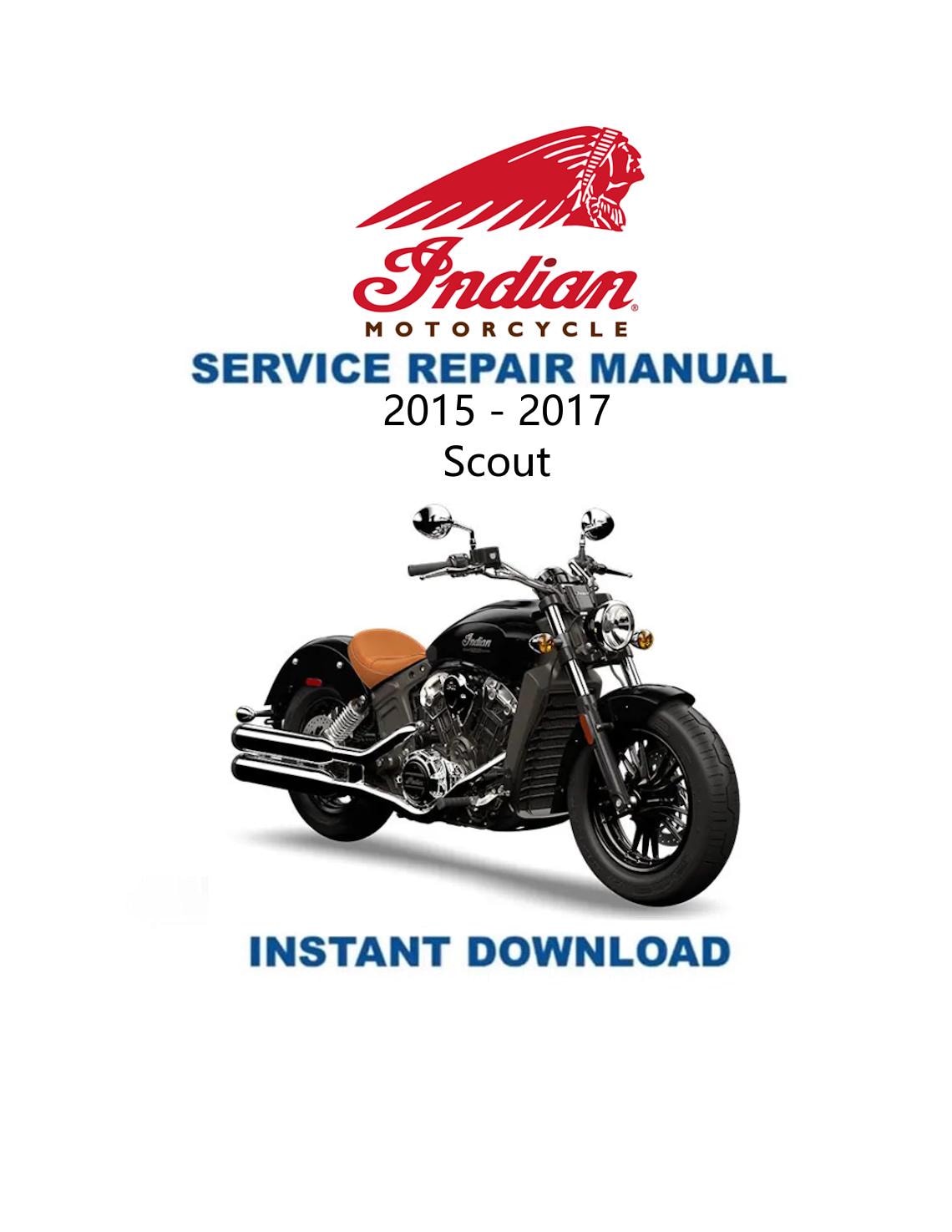 Indian Scout Service Manual | Scout Sixty | 2015-2024 Motorcycle