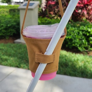 Boba, Cup carrier, Gift for her, Travel gift set, Drink Pouches, Coffee carrier, Travel Funny Gift, Coworker Gift, Coffee, Mother&#39;s Day Gift
