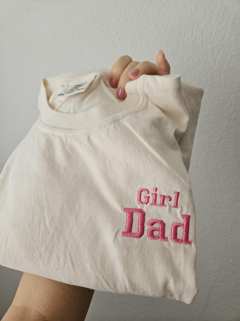Embroidery Dad Est 2026 Shirt, Comfort Color Shirt, Dad to be, Gift for Dad, Husband Gift, Unisex Shirt, New Dad Gift, Father's Day Gift image 10