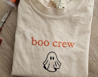 Chemise fantôme personnalisée brodée, chemise mariée, chemise personnalisée mariage, chemise personnalisée, EVJF, cadeau pour elle, t-shirt Halloween
