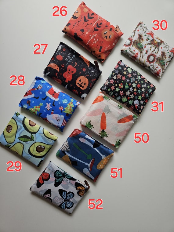 Colorful Reusable Grocery Shopping Bags