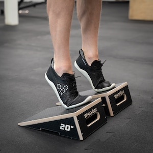 WhiteOak Slant Board: Squat Wedge and Stretching Platform, 20 and 10 Degrees