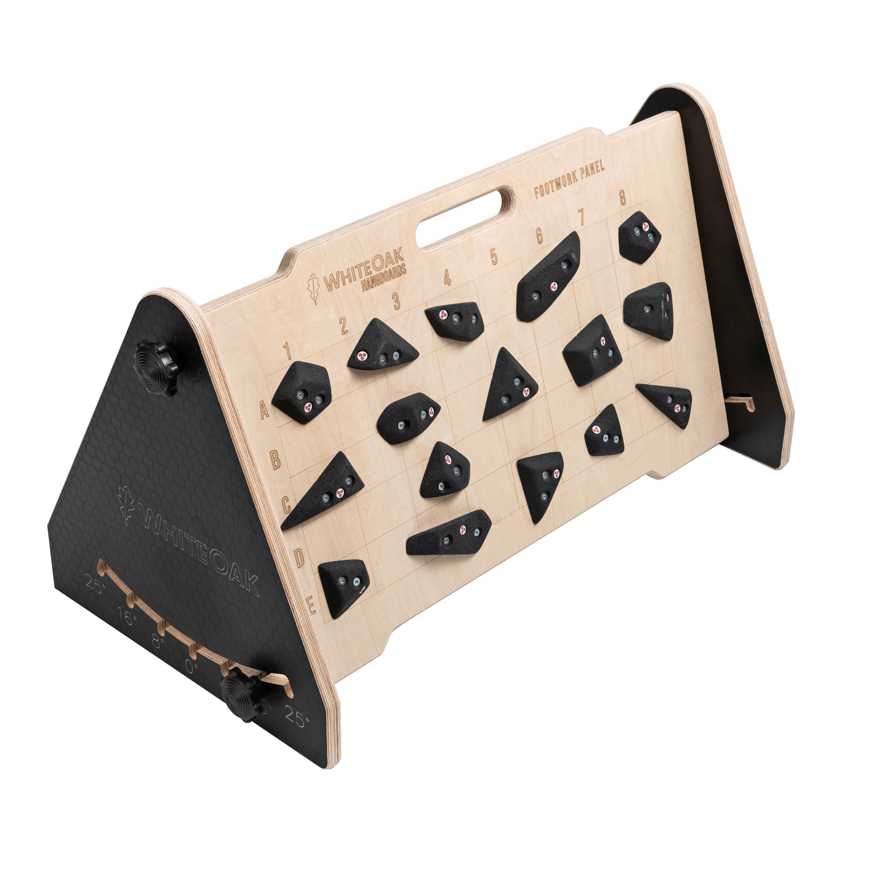 クライミングトレーニングフットワークパネル：調節可能な両面
