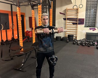 前腕と握力のトレーニングに最適なWhiteOakリストローラー - Etsy 日本