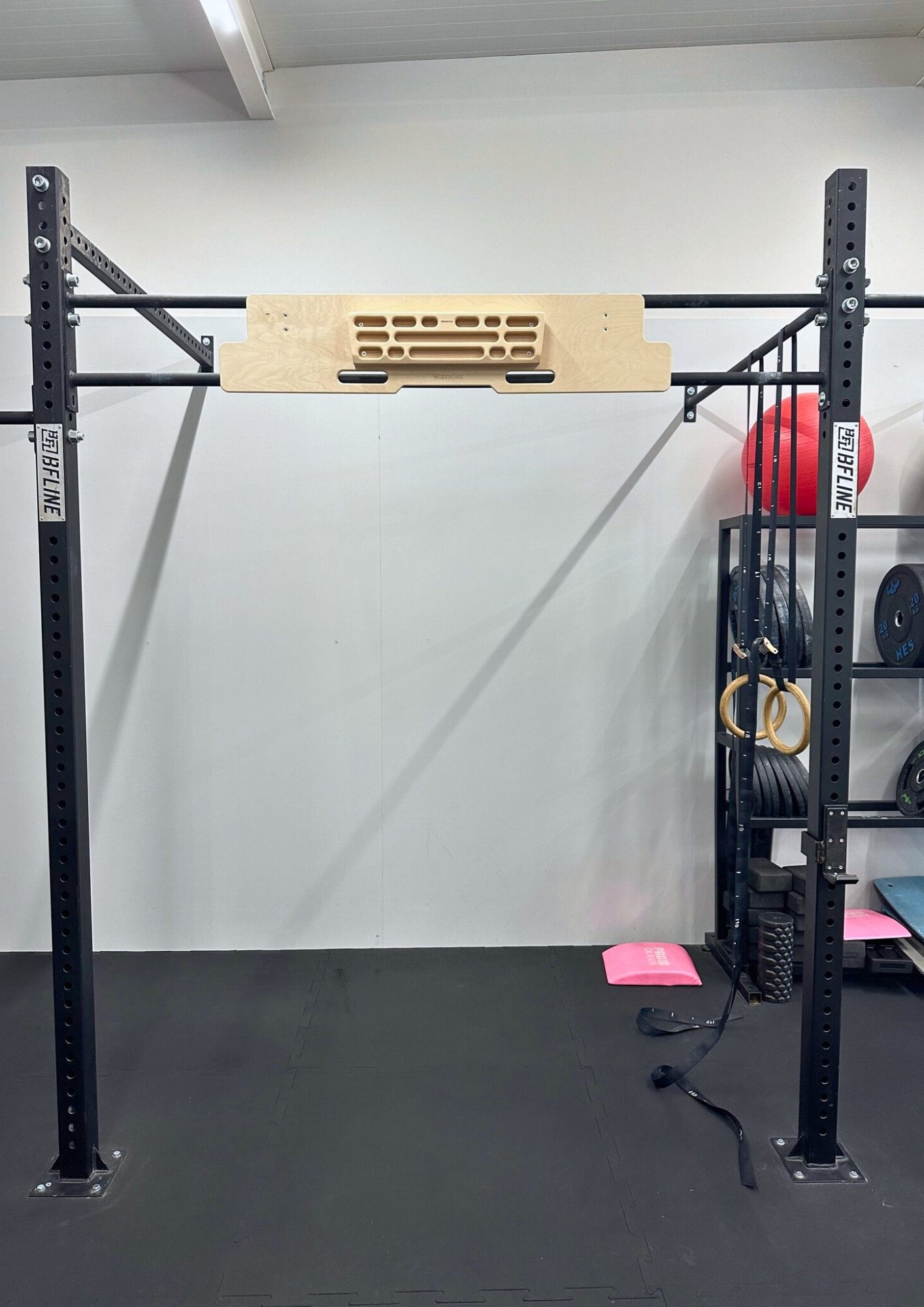 Power Rack Climbing Base: Hangboard & Holds Training Attachment - Etsy