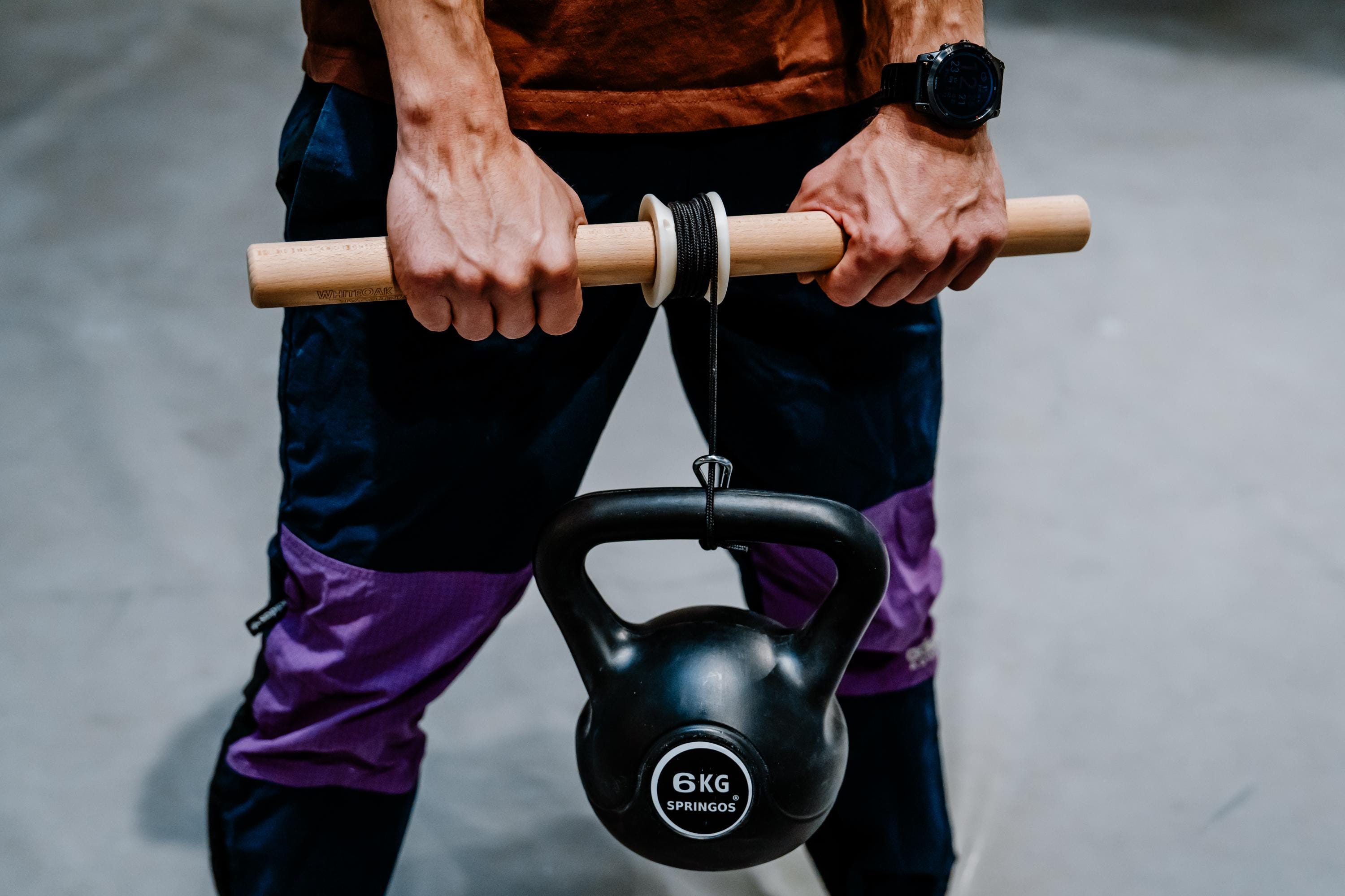 前腕と握力のトレーニングに最適なWhiteOakリストローラー - Etsy 日本