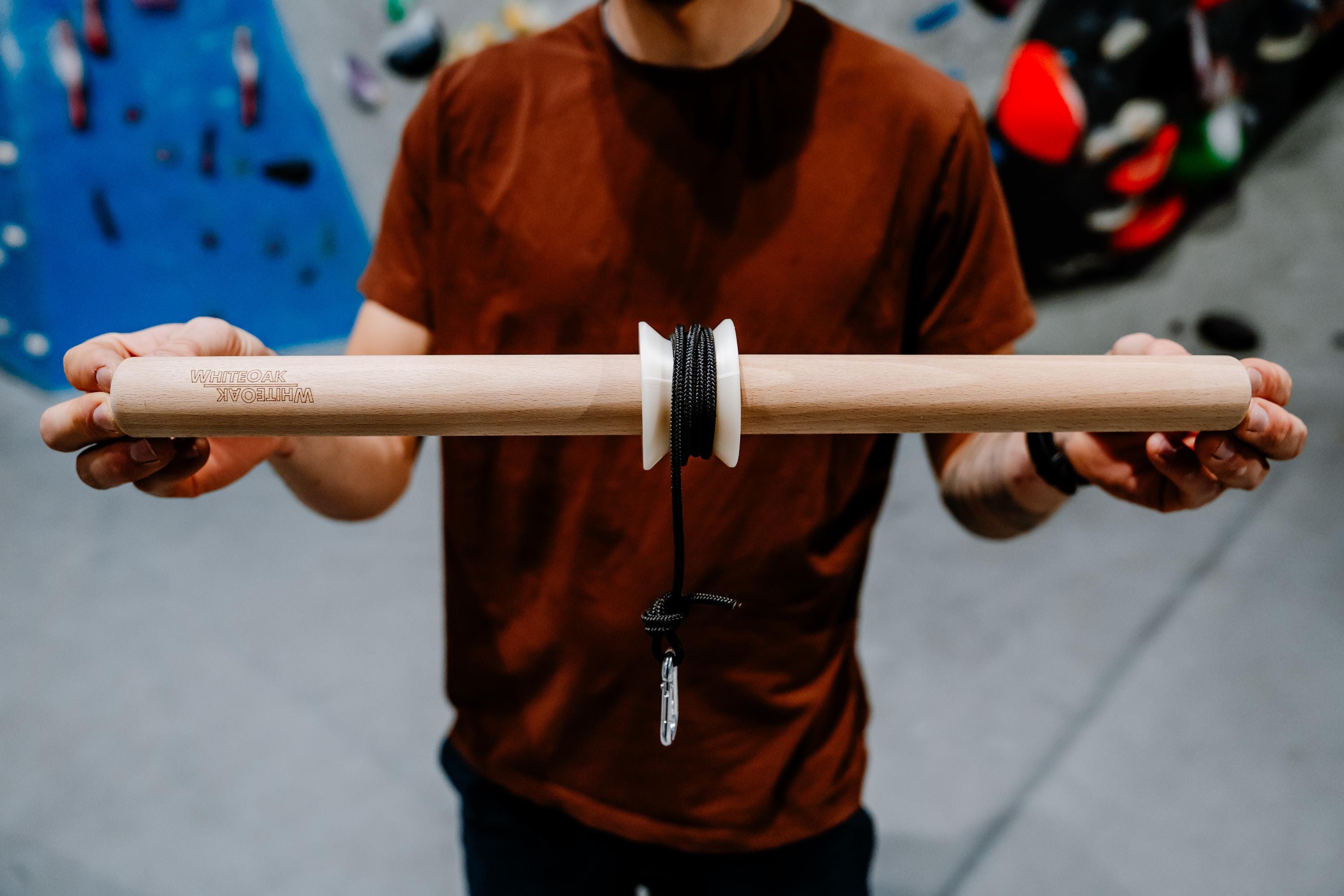 前腕と握力のトレーニングに最適なWhiteOakリストローラー - Etsy 日本