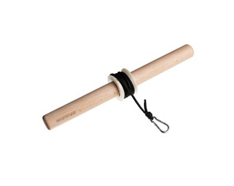 WhiteOak Wrist Roller for forearm and grip strength training