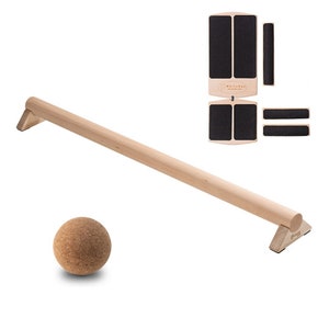 Foot Training Set, Foot and Balance Training Kit, Balance Beam, Foot Trainer and Ball Bundle
