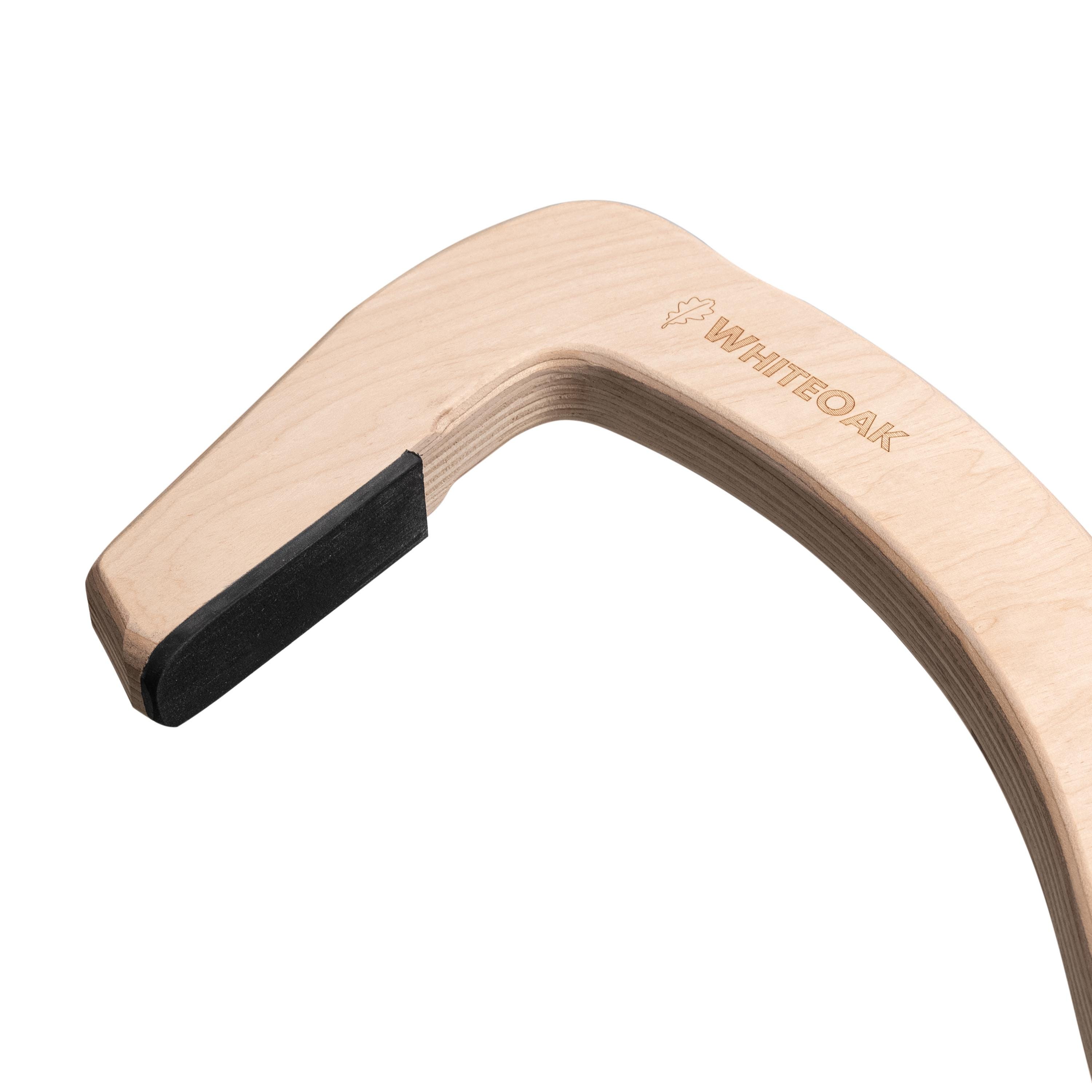 Wooden Training Ice Axes: Vibram Rubber Tips, Beech Plywood Pair