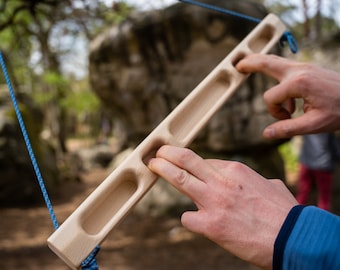 WhiteOak Klettern Portable Training Hangboard, Warm-up Fingerboard