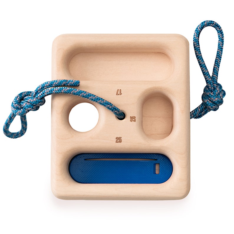 WhiteOak Pocket Portable Hangboard, Travel and warm-up climbing training device image 3