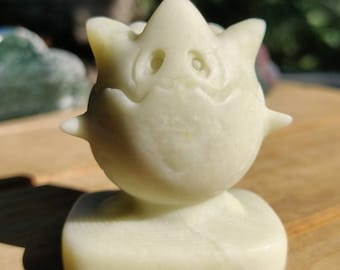 Togepi Pokemon Figurine carved from Butter Quartz