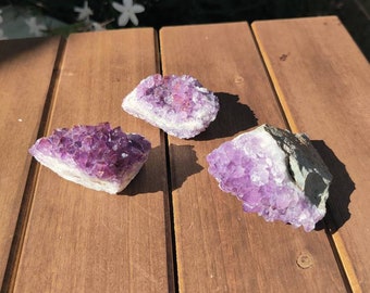3 Moonlight Mine Amethyst From Ontario, Canada