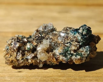 Lazulite with Siderite Apatite and Quartz