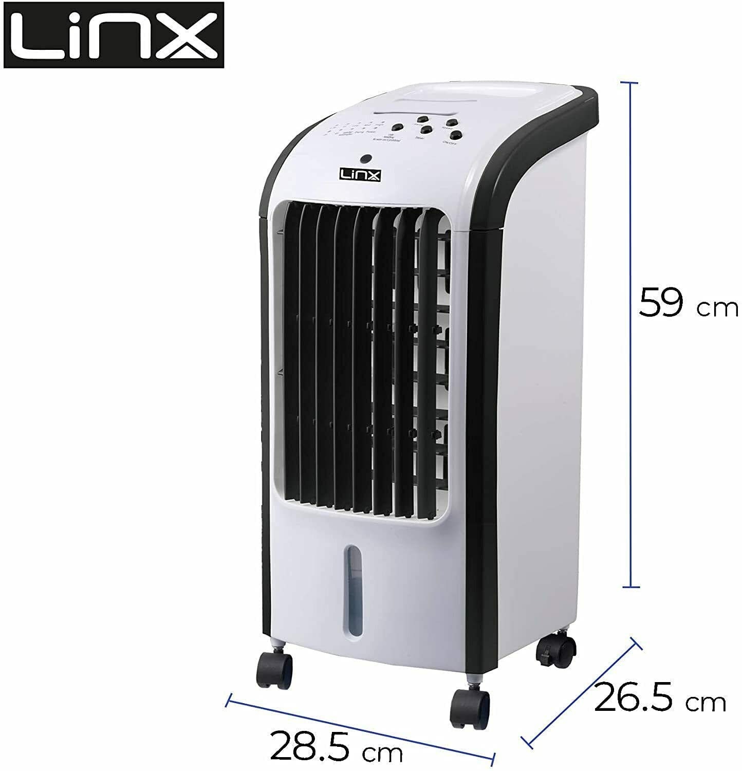 Portable Powerful Digital Air Cooler AC Fan With Remote Etsy