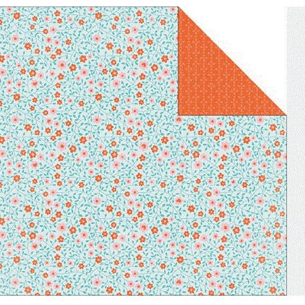 Kaisercraft 12x12 Scrapbooking paper, Fine & Sunny Collection, Raindrops  x 2 Sheets