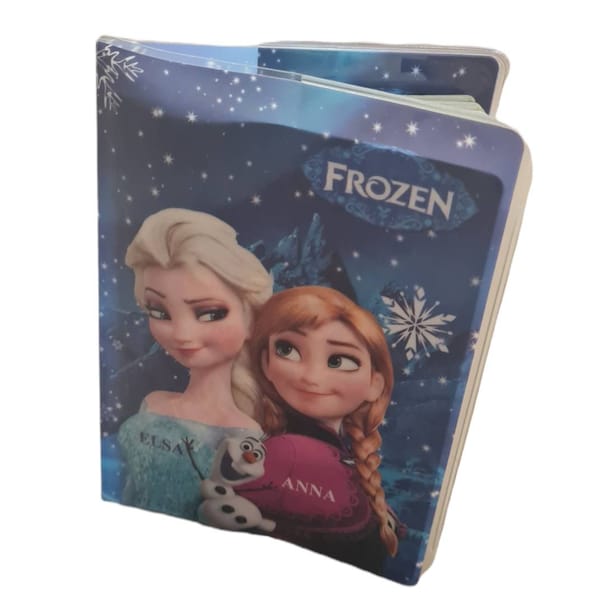 Frozen Passport Cover | Olaf | Anna | Elsa | Holiday | Travel | Suitcase | ID | Navy | Luggage Tag