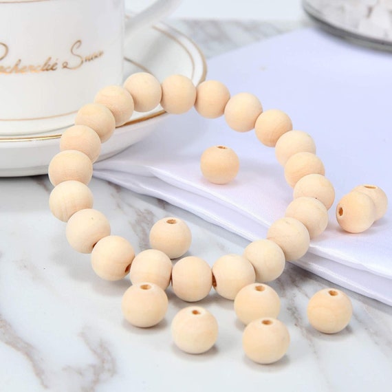 Plain Natural Round Wooden Craft Beads 8mm 10mm 12mm 14mm 16mm 