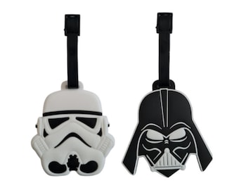 Star Wars Luggage Tag Stormtrooper Darth Vader Holiday