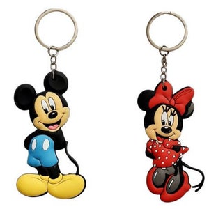 Mickey Mouse & Minnie Mouse Disney Keyrings
