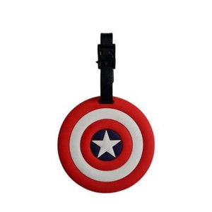 Captain America Marvel siliconen bagagelabel