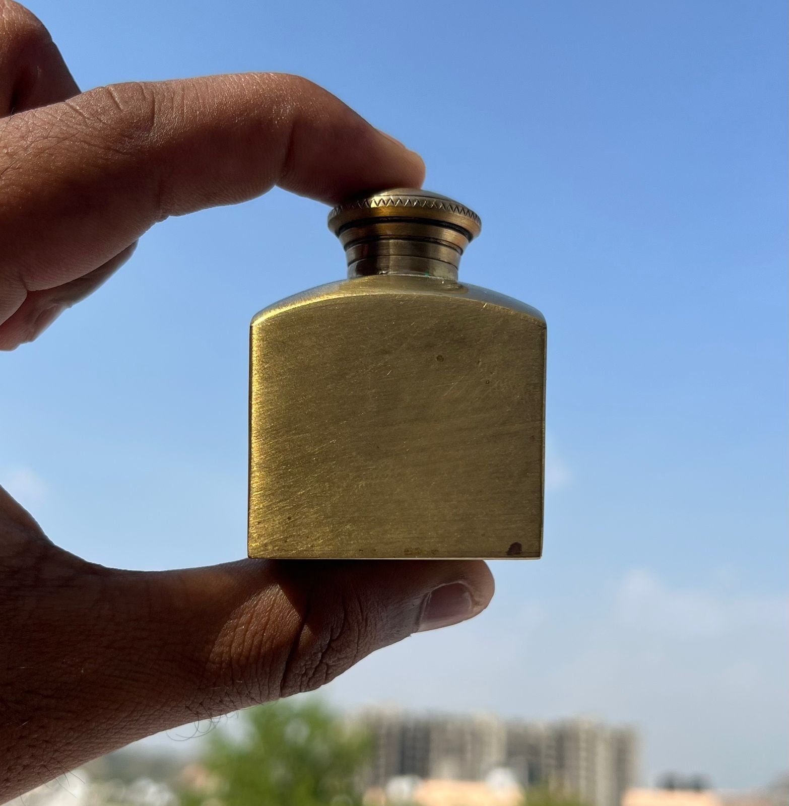 Brass Precision Oiler Oil Bottle Hand Machined in the USA -  Israel