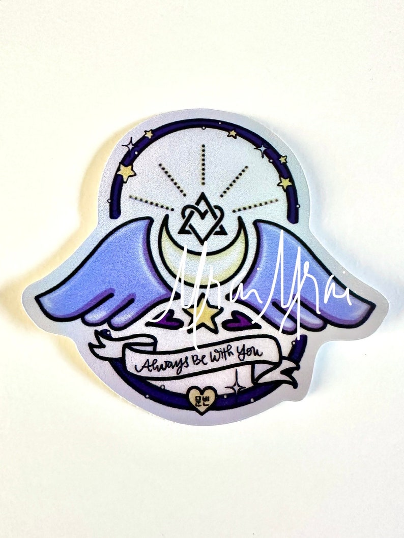 Astro Angel Wings Sticker - Etsy