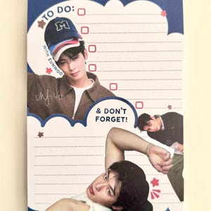 CHA EUNWOO To Do memo pad