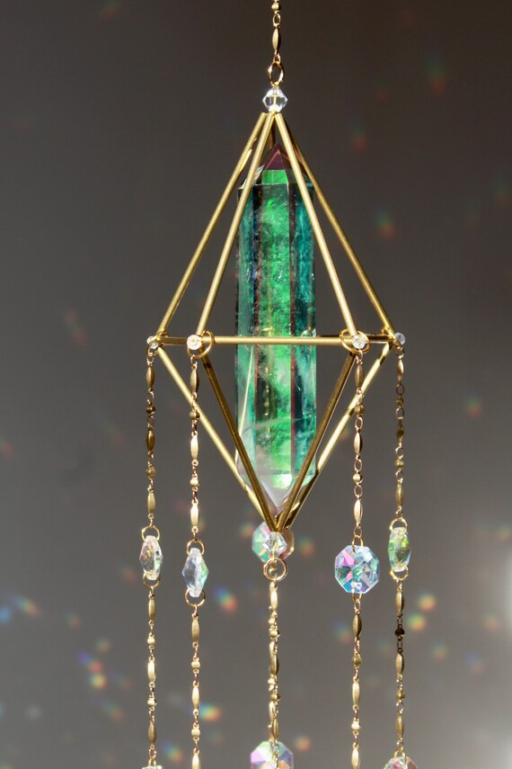 AA Quartz Suncatcher / Quartz Crystal / Crystal Decor / Etsy