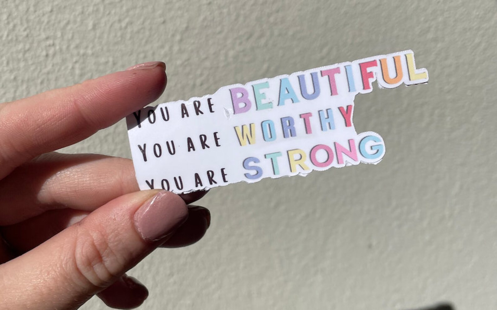 Affirmation Sticker You are Etsy