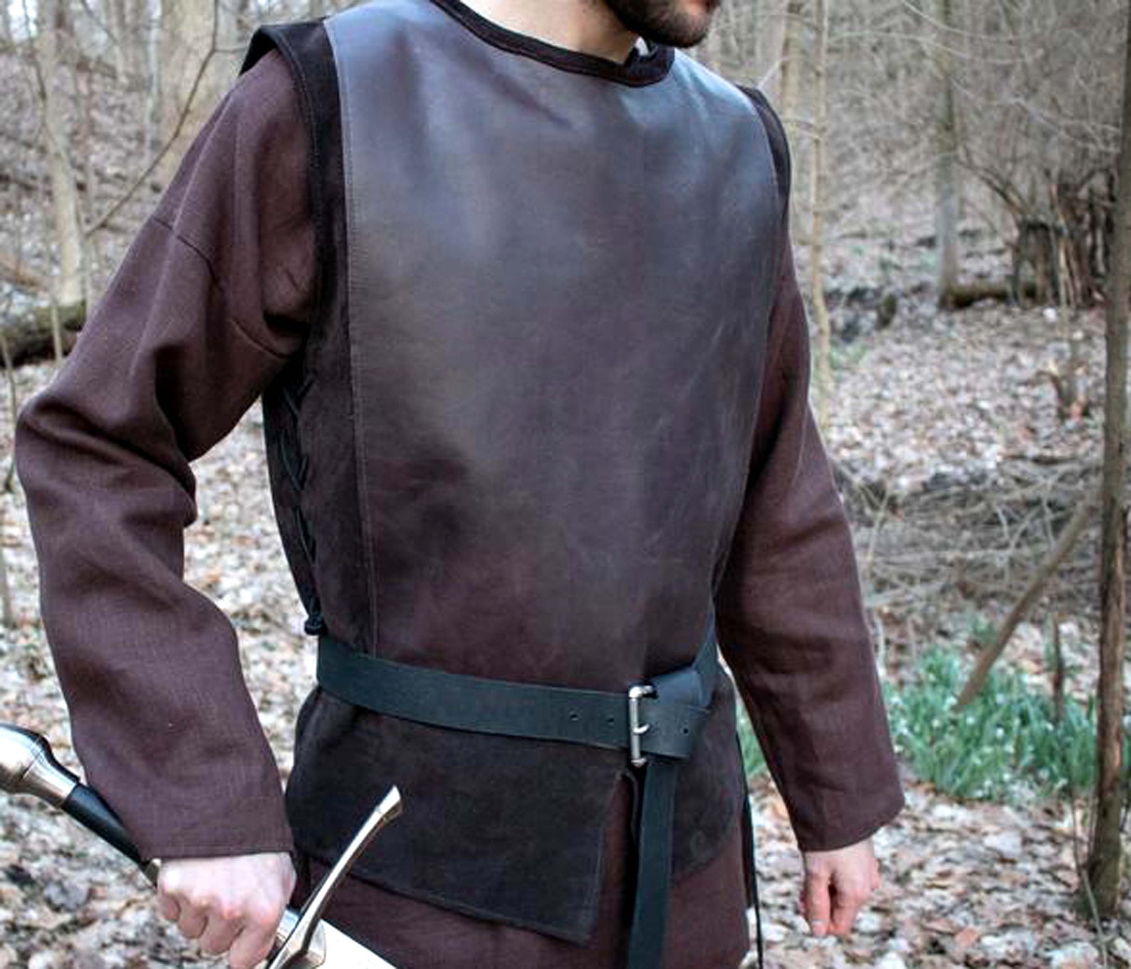 Medieval Jerkin Tunic Medieval Leather Jacket | Etsy