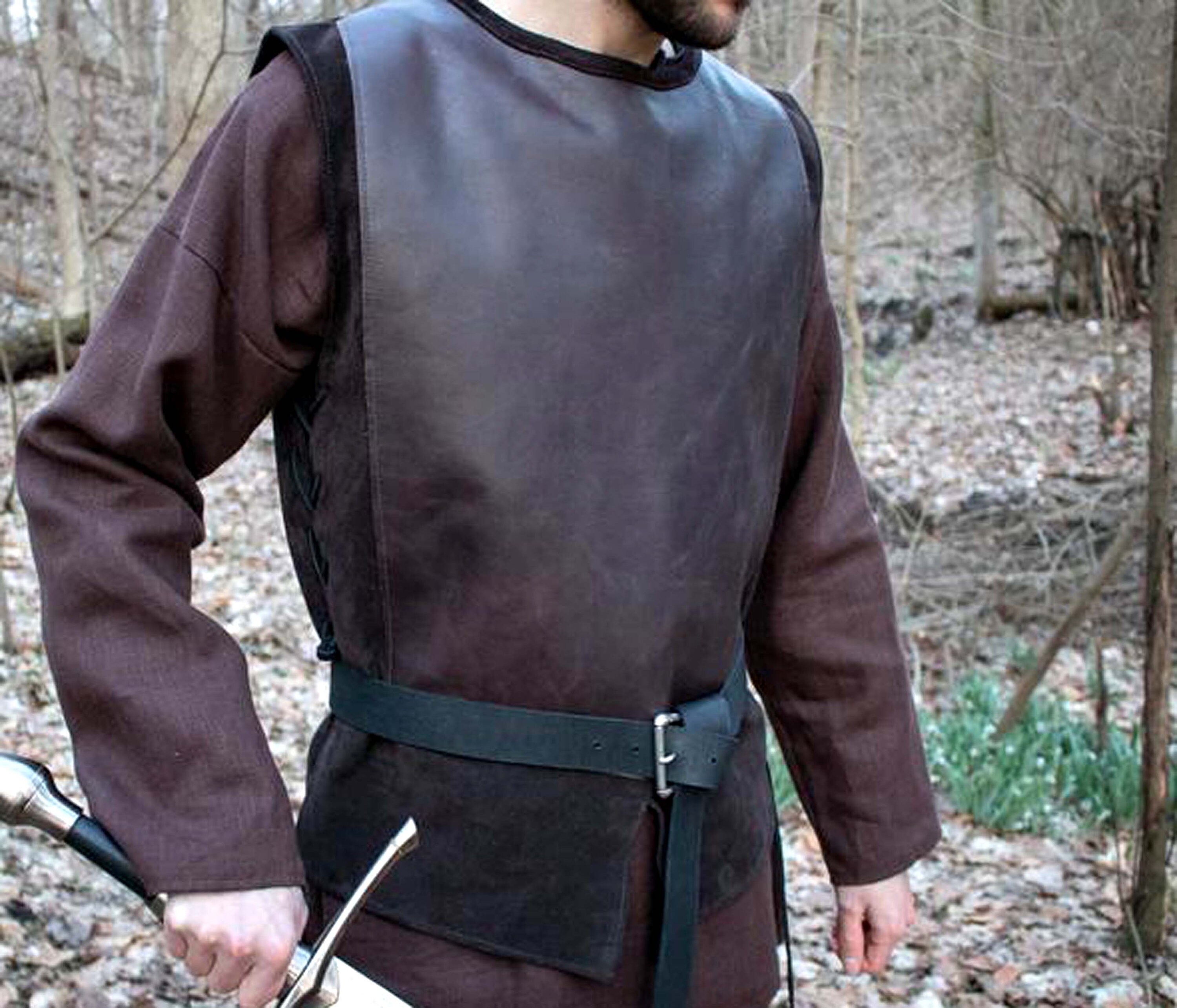 Medieval Jerkin Tunic Medieval Leather Jacket Etsy